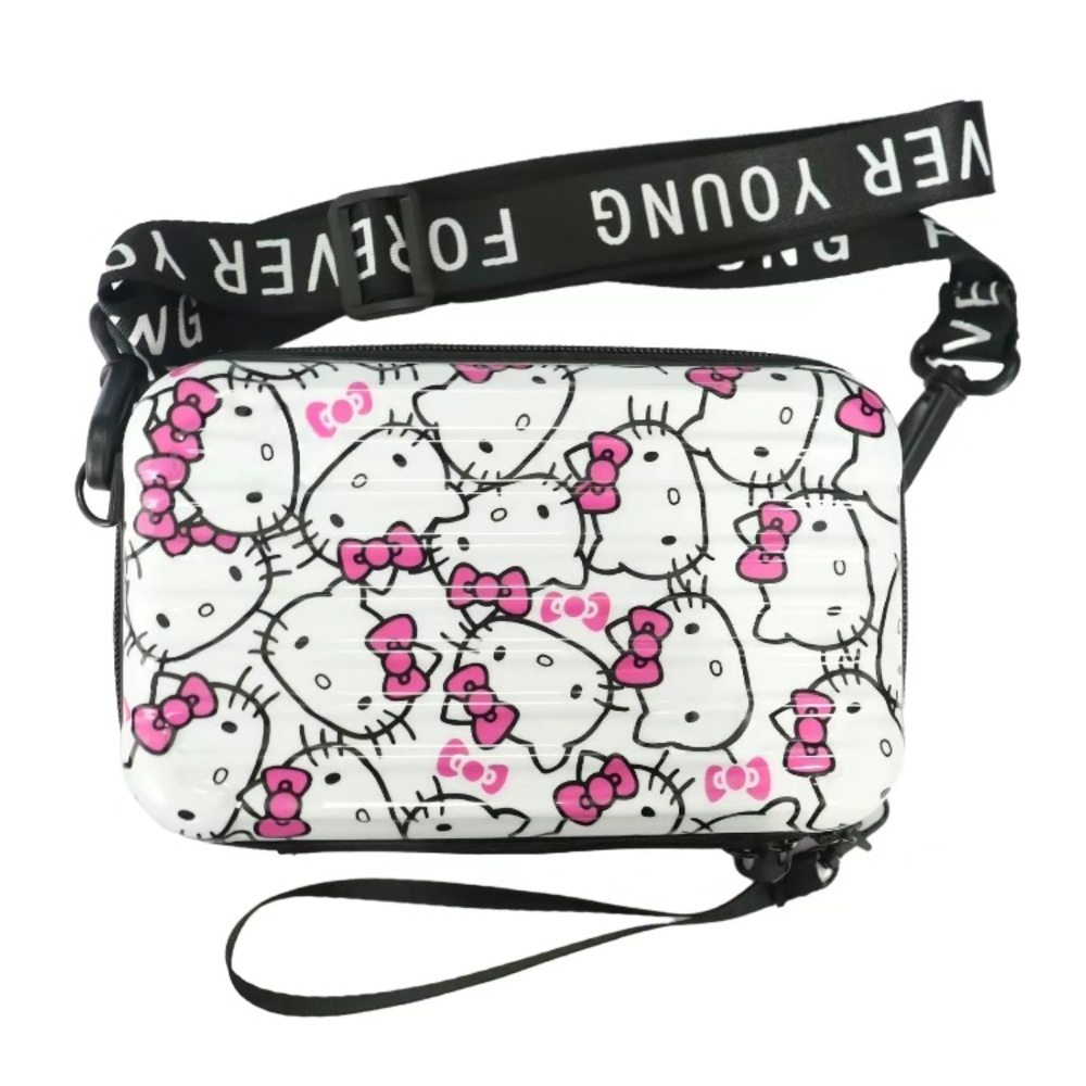 FIRST OFFER GETS IT Brand New Hard Case Hello Kitty Crossbody/Wristlet Purse